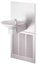picture of the single bowl oval design wall mounted water cooler