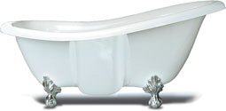 Champagne Churchill bubble jetted clawfoot tub