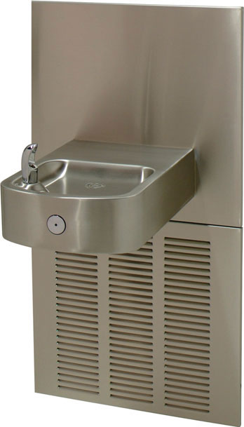 Image of the vandal resistant square contoured water cooler