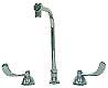 Two handle concealed mount faucet