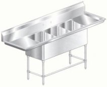 Aero triple compartment NSF sinks