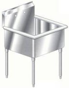 Aero single compartment NSF sink