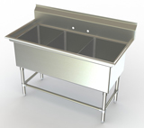 Image of Aero triple compartment NSF sink