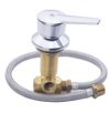 transfer valve with metal handle for deck mount