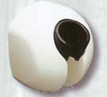 hose nut wall mount with adhesive or concealed mounting screws