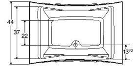 tub Plan view