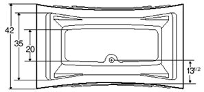 tub Plan view
