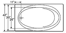 tub Plan view