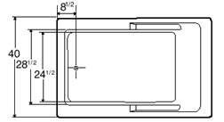 tub Plan view
