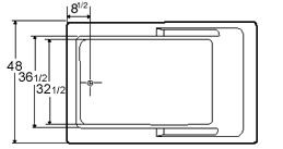 tub Plan view