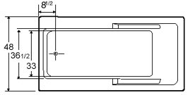 tub Plan view