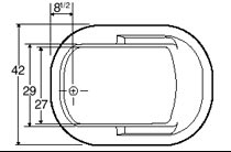 tub Plan view