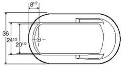 tub Plan view