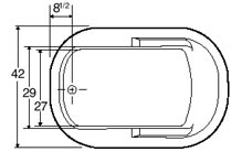 tub Plan view