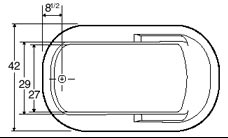 tub Plan view