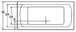 tub Plan view