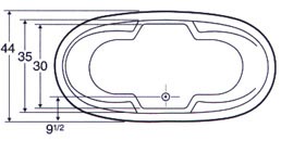 tub Plan view