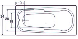 tub Plan view