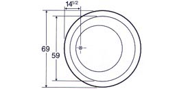 tub Plan view