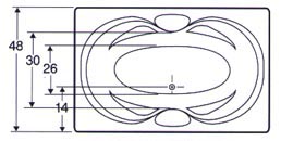 tub Plan view