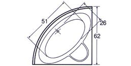 tub Plan view