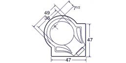 tub Plan view