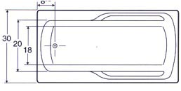 tub Plan view