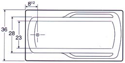 tub Plan view