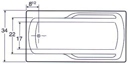 tub Plan view