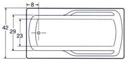 tub Plan view