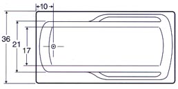 tub Plan view