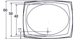 tub Plan view