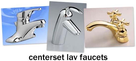 American Standard centerset lav faucets