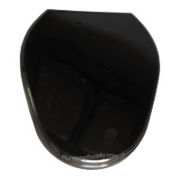 Black elongated seat for American Standard Heritage toilet