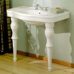 Antique Console with Decorative Legs