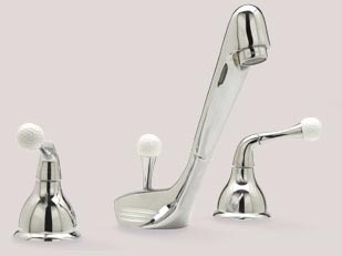 Aquadis Golf Collection Faucets - 8" widespread lav faucet