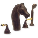 horse collection tub faucets and hand shower combinations