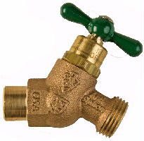 No kink hose bibb