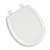 Image American Standard Cadet 3 Round-front Plastic Toilet Seat for the Cadet 3 with Slow Close Hinges in White #5345-110-020