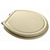 American Standard Champion 4 Traditional Style Toilet Seat in Bone With Chrome Hinges #5265-012-021 Image