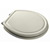 American Standard Champion 4 Traditional Toilet Seat In Biscuit/Linen With Chrome Hinges #5265-012-222 Image