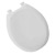 White Round Plastic Toilet Seat For American Standard Champion Toilets Image #5330-010-020