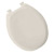Biscuit / Linen Colored Round Plastic Toilet Seat For American Standard Champion Toilets Image #5330-010-222