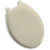 Elongated EverClean Plastic Toilet Seats for American Standard Toilets in Bone #5321-110-021