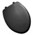 Elongated American Standard Laurel Molded Wood Toilet Seat - Black/Onyx #5324-019-178
