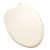 Elongated American Standard Laurel Molded Wood Toilet Seat - Biscuit Linen Image #5324-019-222