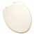 Round American Standard Laurel Molded Wood Toilet Seat - Biscuit Linen Image #5322-011-222