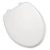 Round American Standard Rise And Shine Plastic Toilet Seat with Slow Close Hinges - White Image #5322-011-020