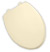 Image Elongated American Standard Rise And Shine Plastic Toilet Seat with Slow Close Hinges - Bone #5324-019-021