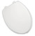 Elongated American Standard Rise And Shine Plastic Toilet Seat with Slow Close Hinges - White Image #5324-019-020